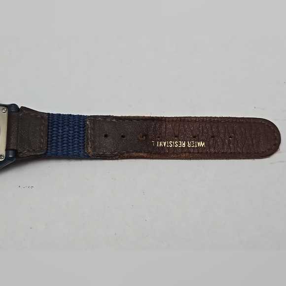 Womens Vintage 1999 Timex Expedition 35mm Digital Watch Khaki Blue New Battery - Picture 10 of 12